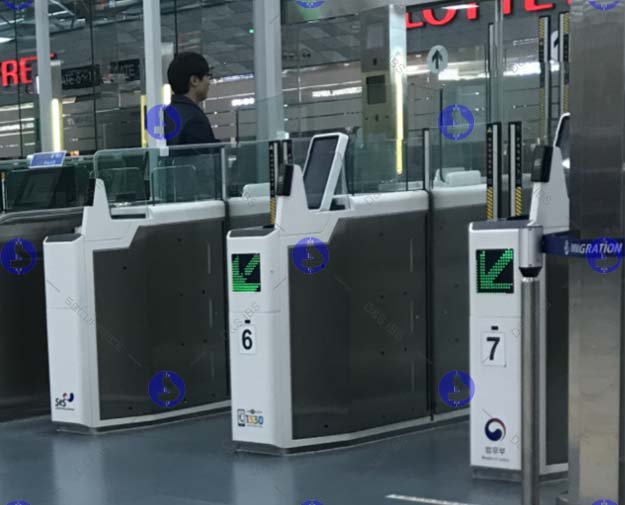 大型國(guó)際機(jī)場(chǎng)翼閘案例：韓國(guó)釜山金海機(jī)場(chǎng)高端速通門(mén)案例